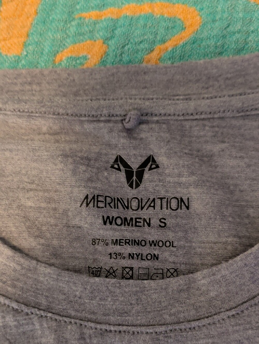 Merinovation Merino Heather Gray Short Sleeve Crewneck Tee - Picture 2 of 5